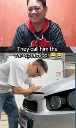 They call him the car-opracticor